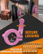 MAXRICH Barbell Clamp 1 inch Multiple Sizes & Adjustable Weight Clips - Image 3