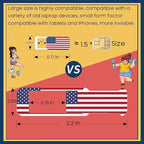 Laptop Camera Cover Slide, Webcam Cover Slide, Ultra-Thin, Nation Flag Pattern - Image 3