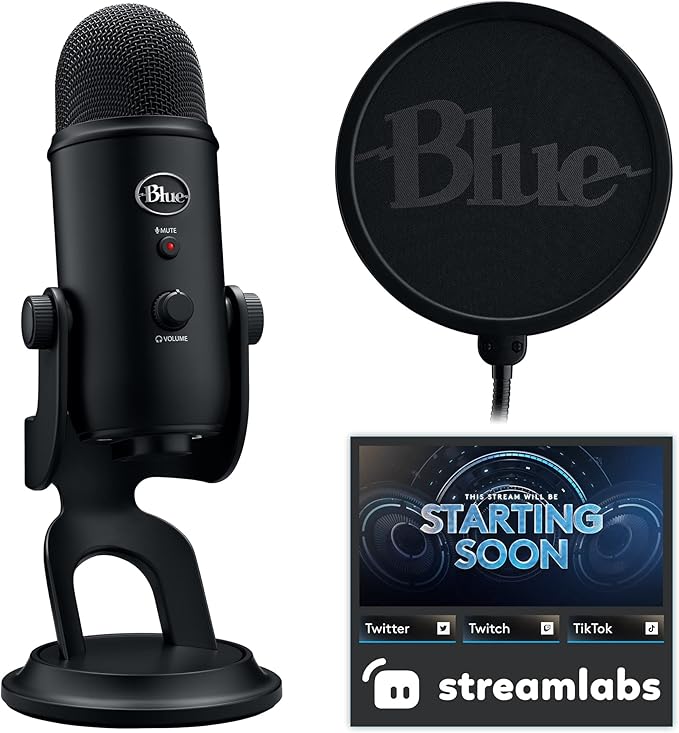 Blue Yeti Streaming Micophone Kit by LogitechforCreators