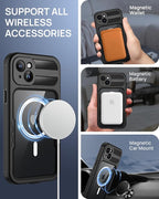 Lanhiem Magnetic for iPhone 15 Case, IP68 Waterproof Dustproof Case, Full Body - Image 3
