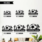 Personalized Football Key Holder Wall Mount, Custom Metal Key Rack Key Holder - Image 6