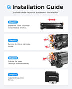 78A Black Toner Cartridge with chip High Yield Replacement - Image 4