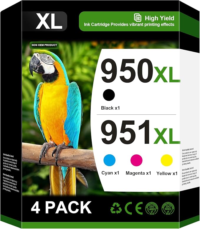 950XL 951XL Ink Cartridges Combo Pack Compatible by Gagalay