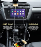 iPhone Charger Cable for Car, 2 Pack 5FT Coiled Lightning Cable iPhone Charger - Image 3