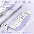 RECCAZR Ergonomic Keyboard Wired - Image 4