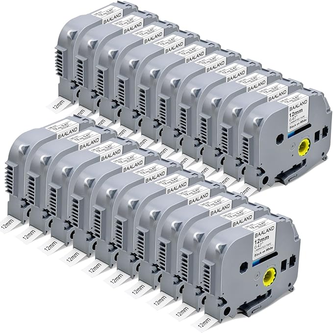 20-Pack Label Maker Tape Refills Replace by BAALAND