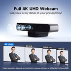 HORION 4K Webcam with Microphone, Auto Framing Camera - Image 3
