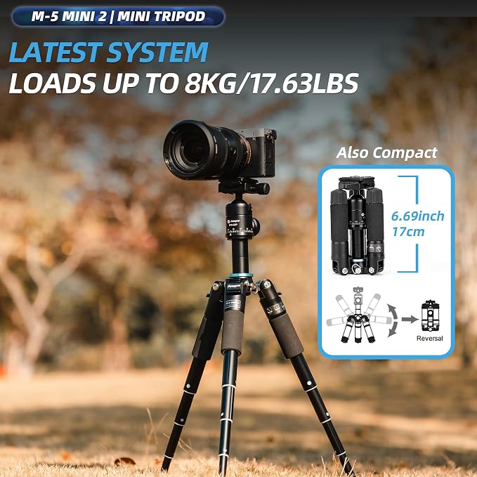 Fotopro Mini Tripod Portable Desktop Aluminum Small Camera Tripod - Image 4