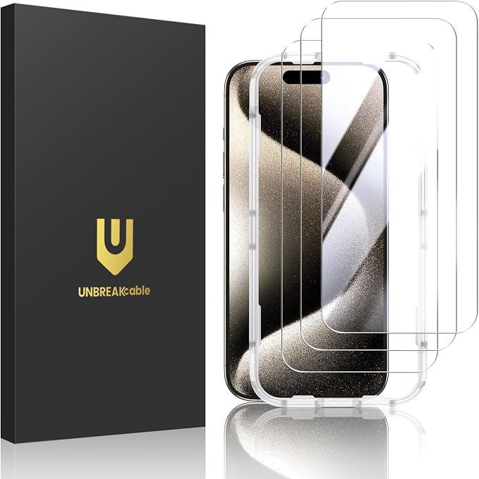 UNBREAKcable Shatterproof Tempered Glass Screen Protector by UNBREAKcable