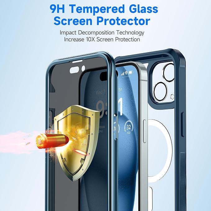 seacosmo for iPhone 15 Plus Case, Full Body Bumper - Image 3