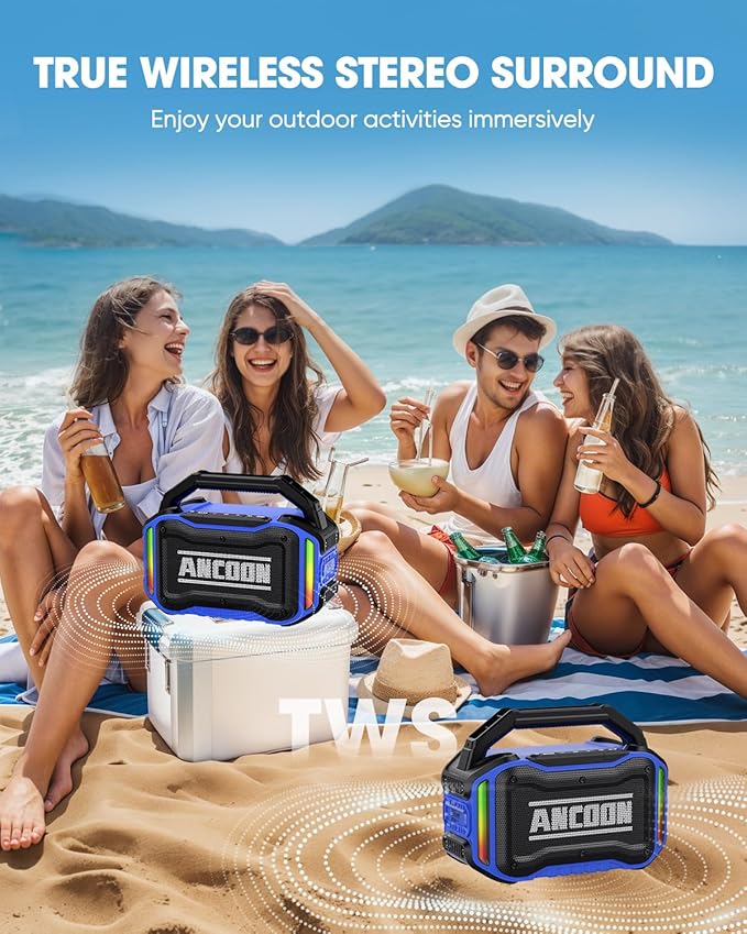 Speakers Bluetooth Wireless: 80W Loud Speaker - Image 5