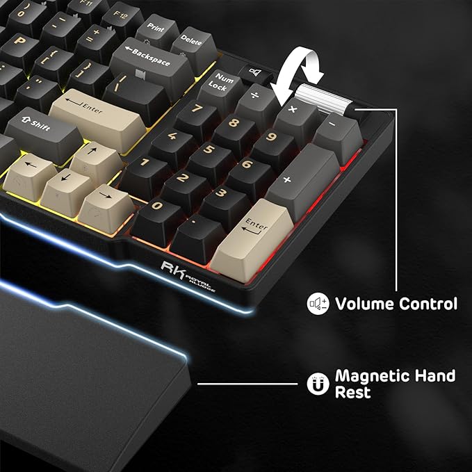 RK ROYAL KLUDGE RK96 RGB Limited Ed, 90% 96 Keys Wireless 3-Mode - Image 5