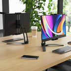Kado Portable Monitor Stand Aluminum Alloy, Tablet Holder Phone Clamp - Image 2