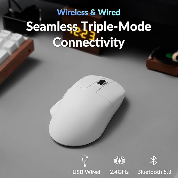 Keychron M7 8K Wireless Mouse, 30K DPI Optical Computer Mice, 2.4 - Image 4
