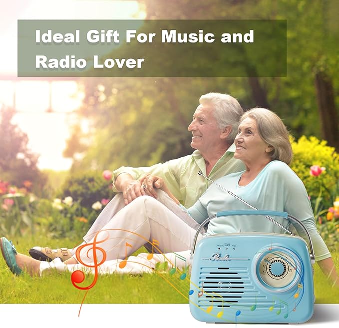 Portable Am Fm Radios, Radio Bluetooth Support Battery Operated and Plug in Wall - Image 7