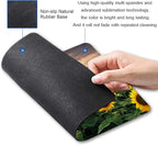 Sunflower Mouse Pad, Floral Square Mouse Pads Gift - Image 2