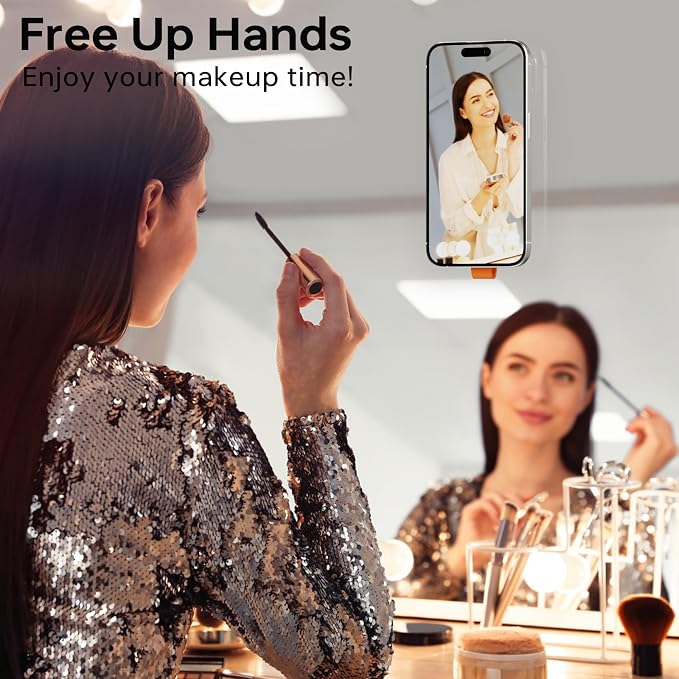 Magnetic Suction Cup Phone Mount, Ultra-Comfort Silicone Suction Grip Holder - Image 2