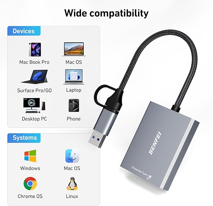 BENFEI CFexpress Type A Card Reader - Image 5