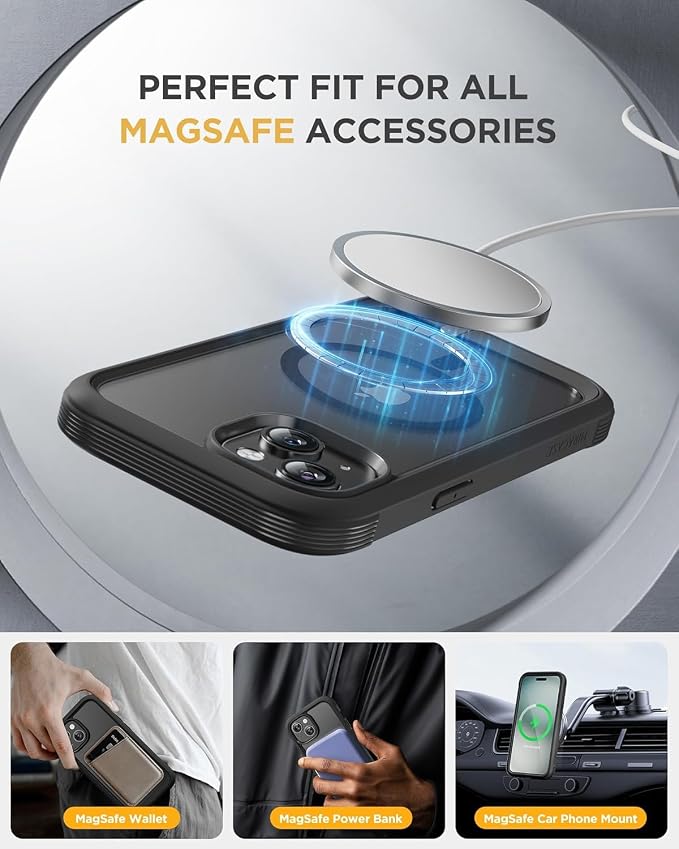 Miracase Magnetic for iPhone 15 Plus Case 6.7'' only for 15 Plus Phone Case - Image 3