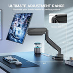 ARES WING Single Monitor Arm, Heavy Duty Adjustable Monitor Arm - Image 7