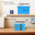 LEOTEC AM/FM Radio with Best Reception, AC or Battery Operated Portable Radio - Image 7