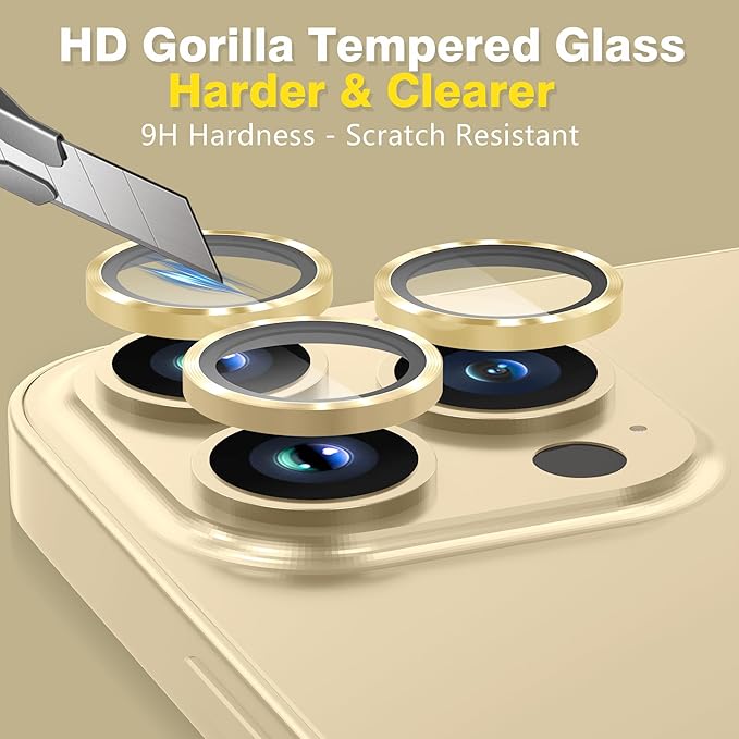 AGVEE 3+3 for iPhone 14 Pro 6.1" / 14 Pro Max 6.7" Camera Lens Protector - Image 6