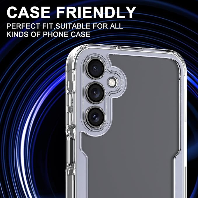 for Samsung Galaxy A35 5G Camera Lens Protector, Individual Metal Ring Tempered - Image 5