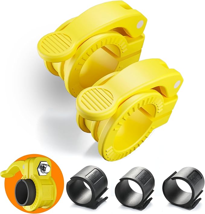 Narrow Barbell Clips 2.5cm Width by ZY-HUAN