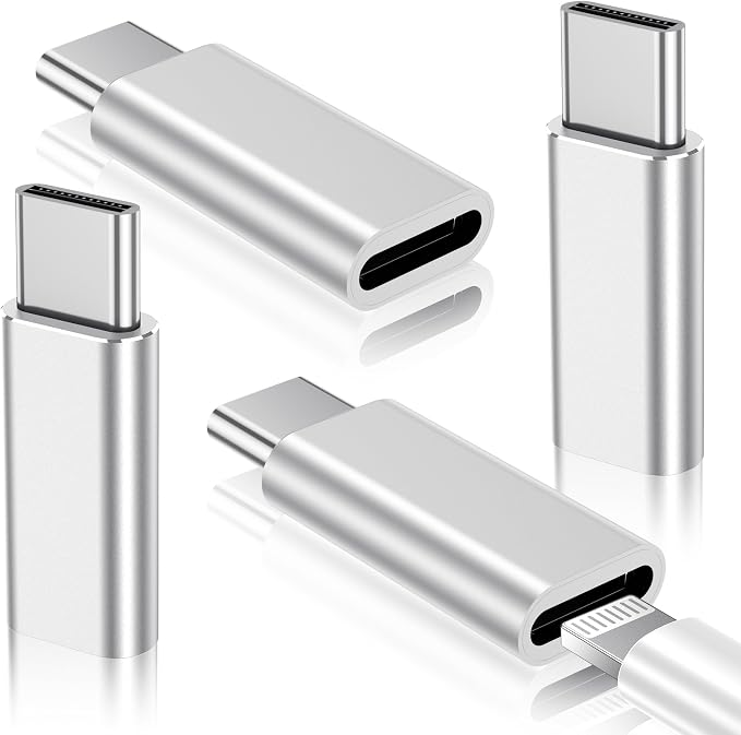 Temdan 4 Pack Lightning to USB C Adapter by Temdan