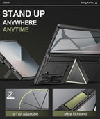 for Galaxy Z Fold 6 Case with Card Holder & Kickstand & Hinge Protection & - Image 3