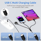 Multi USB C Cable, 3 in 1 Charging Cable - Image 6