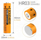 AAA Battery 8PCS 1.2V 630mAh NI-MH Rechargeable HHR-65AAABU - Image 3