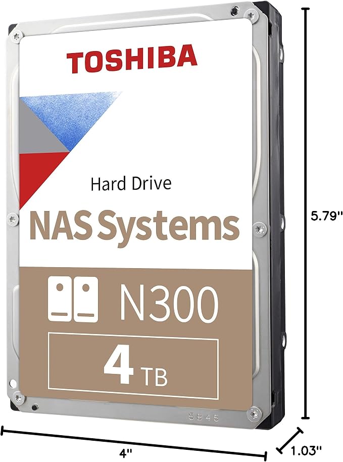 Toshiba N300 4TB NAS 3.5-Inch Internal Hard Drive - Image 7