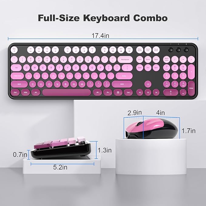 KNOWSQT Wireless Keyboard and Mouse Combo - Image 7