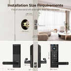 Video Smart Lock with Camera & Doorbell, 5-in-1 Keyless Entry Door Lock with - Image 6
