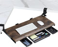 ETHU Keyboard Tray Under Desk, Ergonomic Corner Keyboard Tray by ETHU
