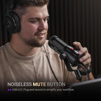 FIFINE Podcast Microphone, USB/XLR Vocal Dynamic Microphone - Image 5