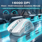 Redragon Wireless Gaming Mouse, MMO Gaming Mouse UP 16, 000 DPI, 16 Macro - Image 2