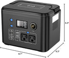 Portable Power Station 350W, Powkey 260Wh/70, 000mAh Backup Lithium Battery - Image 9