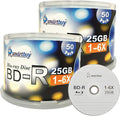 Smartbuy 100 Pack Bd-r 25gb 6X Blu-ray Single Layer Recordable Disc Logo Top by Smartbuy