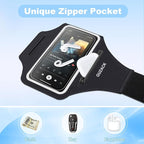 Running Armband with Earphone Pouch & Card Slot, Running Phone Holder - Image 2