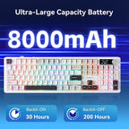 AULA F106PRO Wireless Keyboard, Full Size Mechanical Keyboard - Image 4