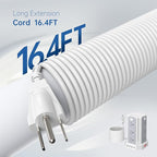 Power Strip Surge Protector, 10 Ft Extension Cord - Image 4