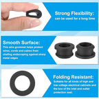 PATIKIL 17mm / 11/16 Inch Drill Hole, 1/2 Inch ID Rubber Grommets - Image 3