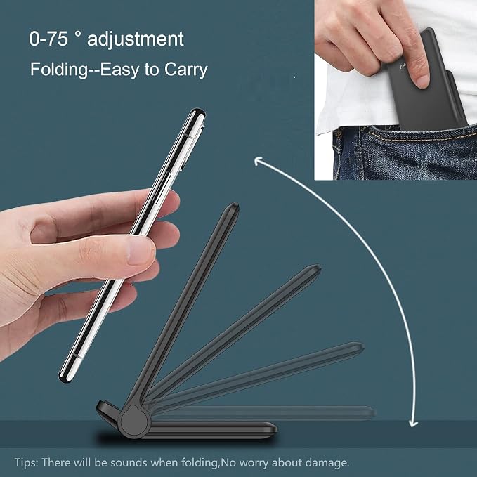 2 in 1 Wireless Charger, Foldable 20W Fast Wireless Charging Stand Compatible - Image 7