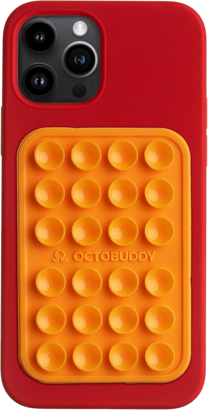 Classic MAX - Silicone Suction Phone Case Adhesive Mount - Hands-Free, Strong by Octobuddy