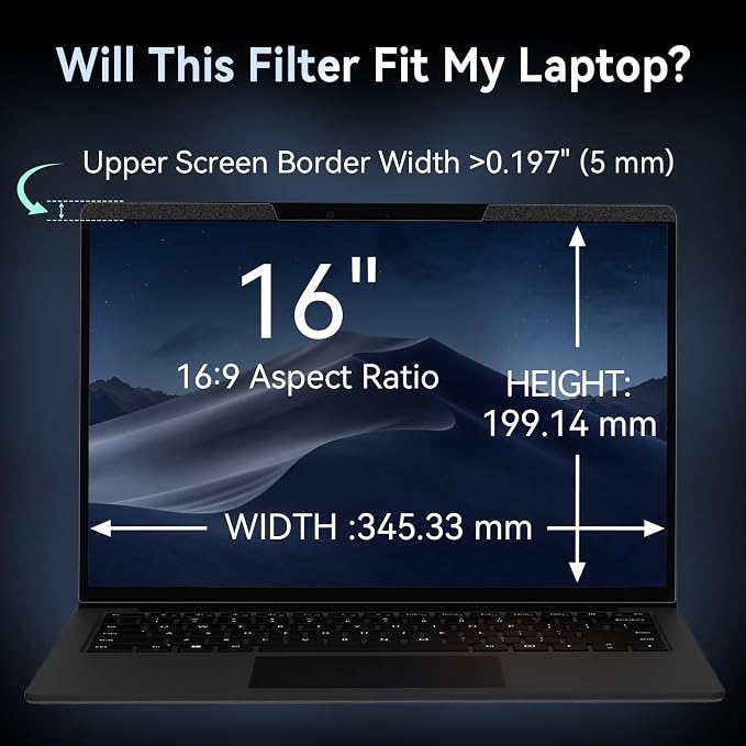 Magnetic 16 Inch Laptop Privacy Screen - Image 7