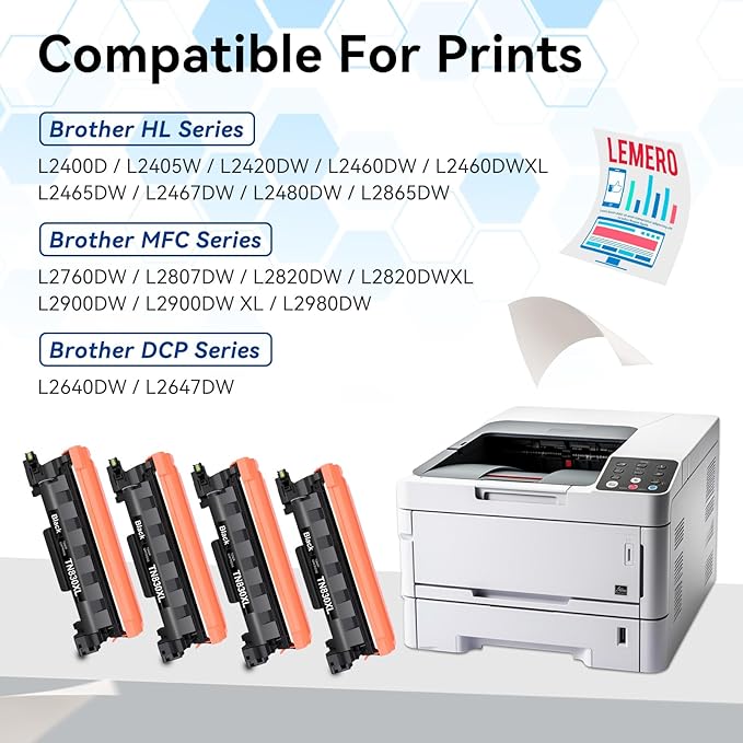 LEMERO Compatible Toner Cartridge Replacement - Image 3