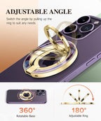 GVIEWIN Magnetic Phone Ring Holder, Compatible - Image 3