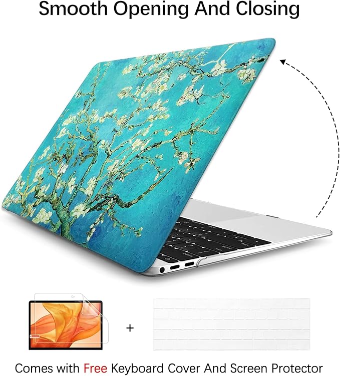 Berkin Arts Compatible with MacBook Air 13 inch Cover, 2022-2018 Release A1932 - Image 3